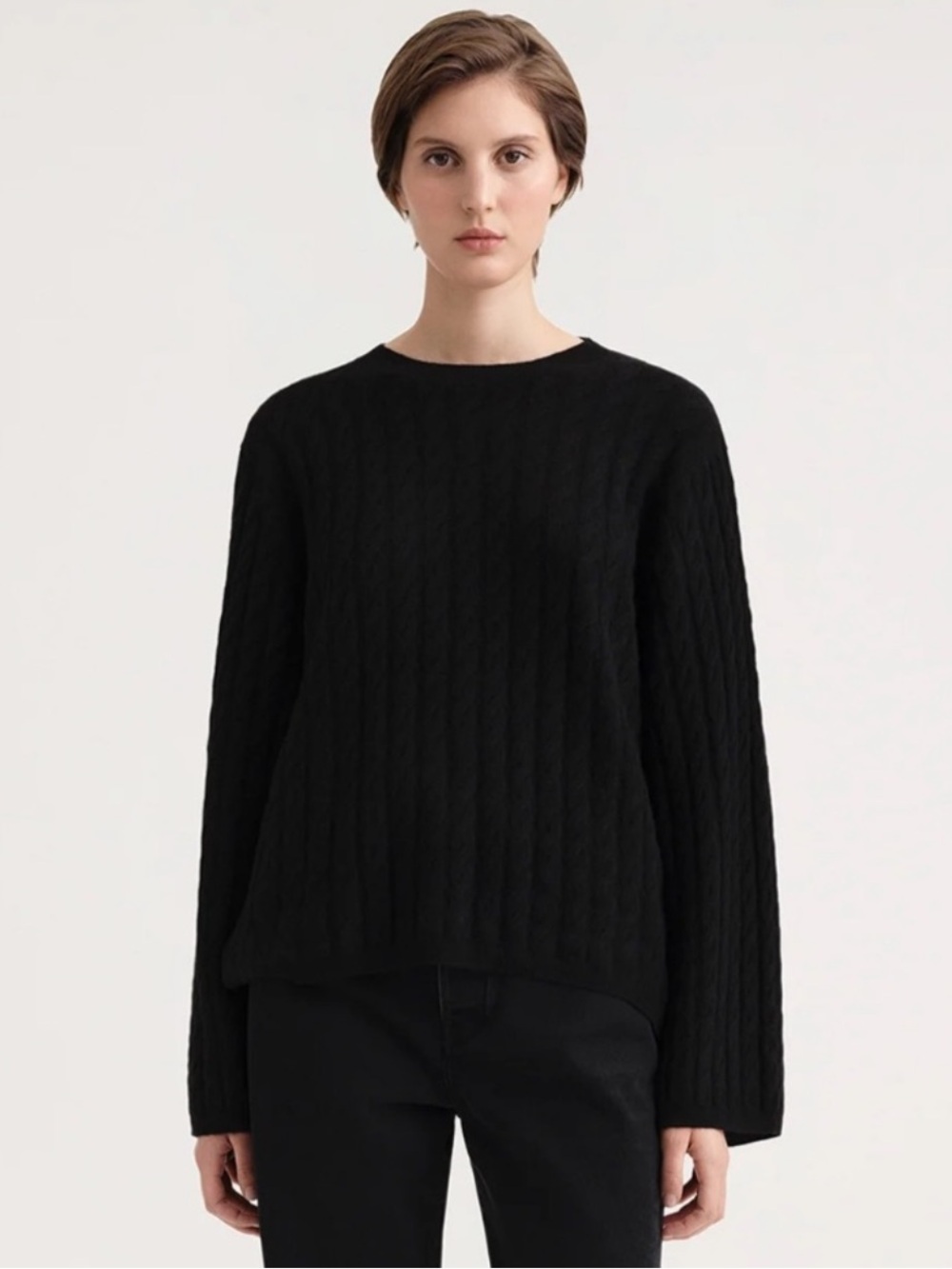 Toteme Cashmere Cable Knit Sweater